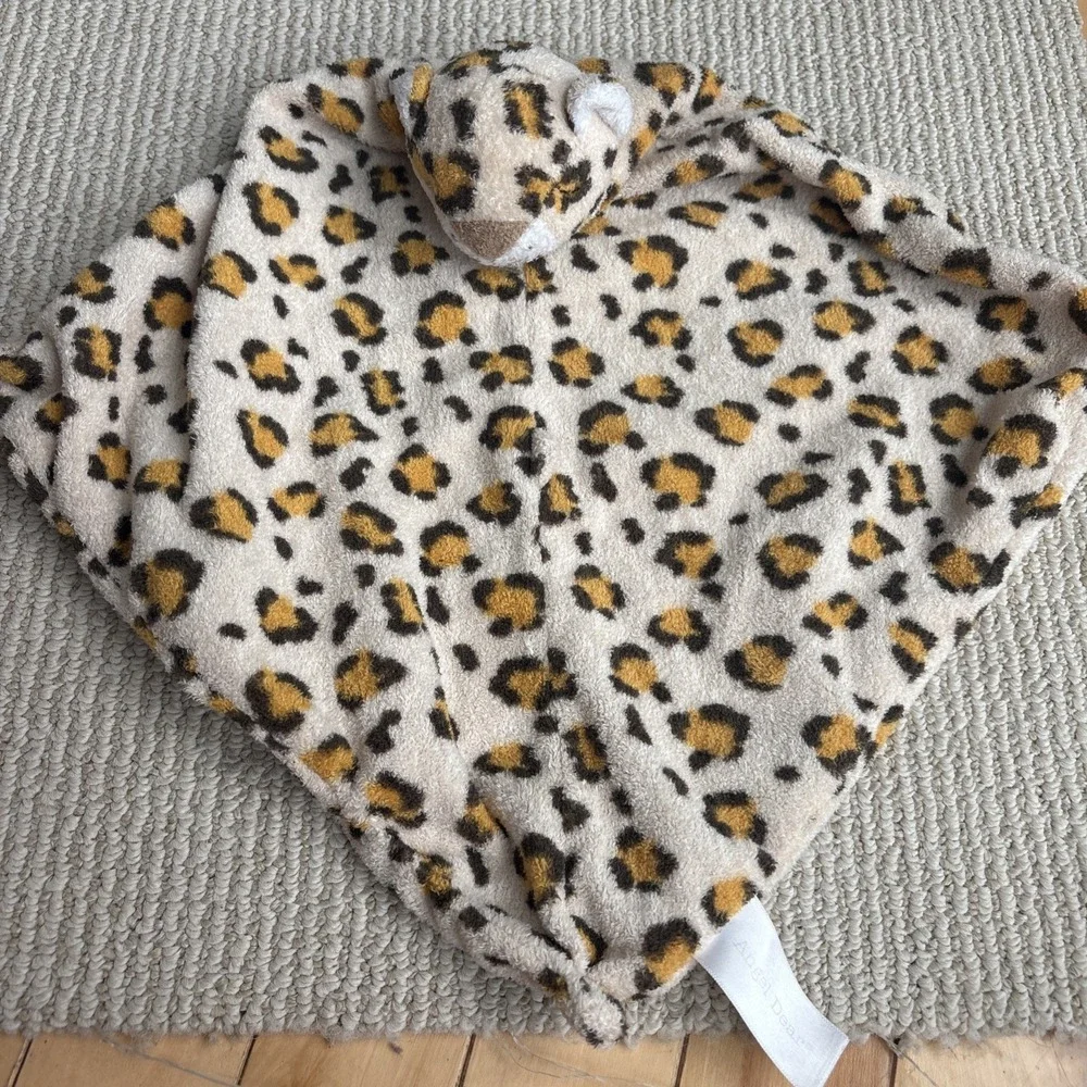 Angel Dear Leopard Cheetah Baby Security Blanket Lovey Plush